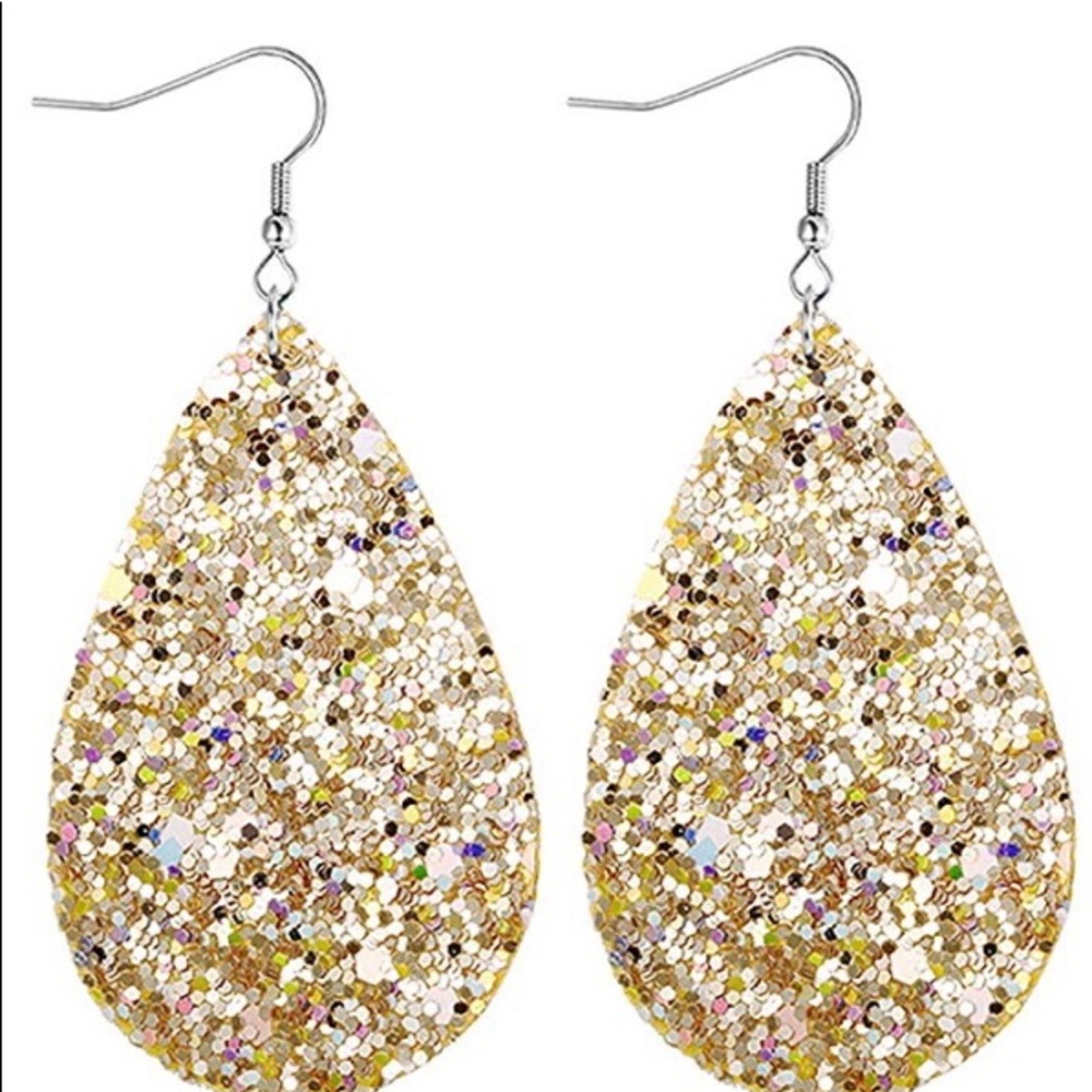 ✨Leather Teardrop Earrings✨